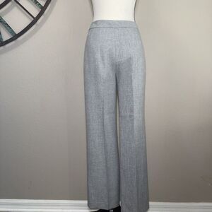 Le Suit Petite Women's Dress Pants Size 2P Gray Career Work Office Straight Leg